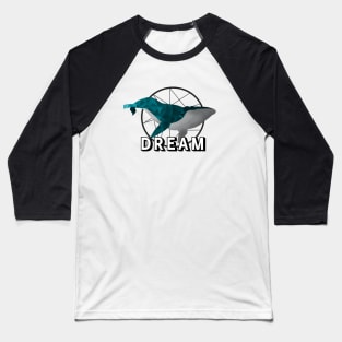 green dream whale Baseball T-Shirt